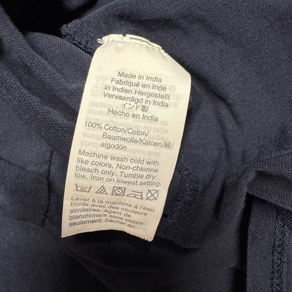 J Crew Striped Tiered Maxi Dress Womens Medium Navy Sleeveless Sundress Peplum - Picture 7 of 8